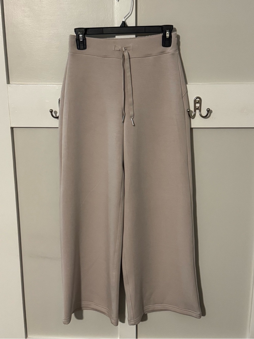 SPANX AirEssentials Wide-Leg Drawstring Pants - French Grey - Picture 3 of 6